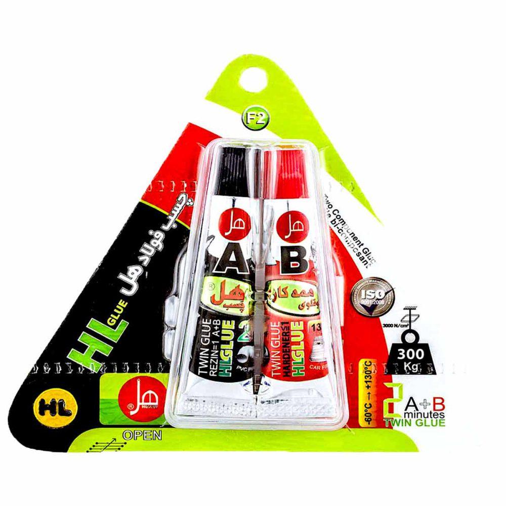 تصویر چسب دوقلوی هل کوچک ( 7 گرم ) HL Twin Steel Twin Glue 7g