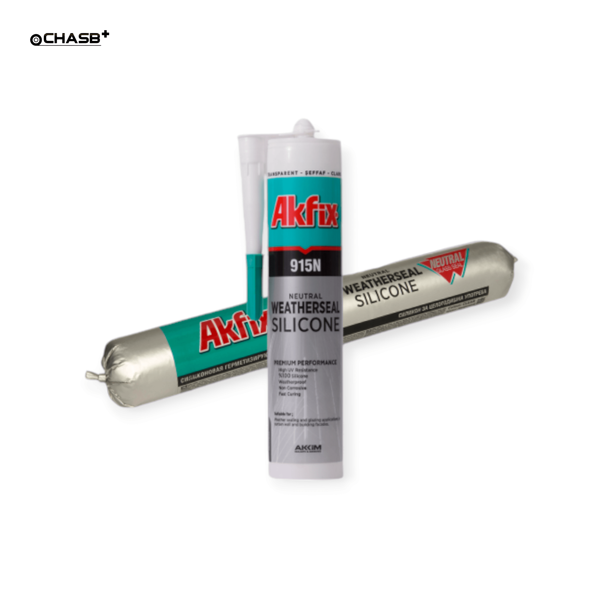 تصویر چسب سیلیکون و درزگیر نوترال AKFIX 915N 