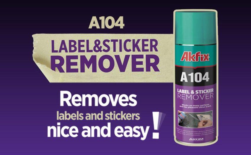 اسپری پاک کننده برچسب آکفیکس A104 Label & Sticker Remover