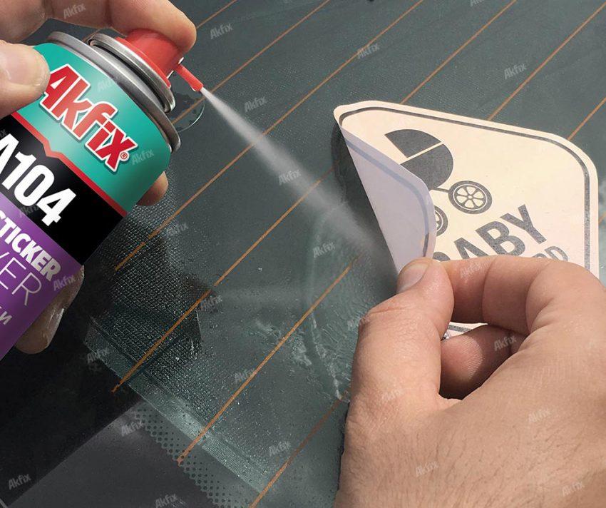 اسپری پاک کننده برچسب آکفیکس A104 Label & Sticker Remover