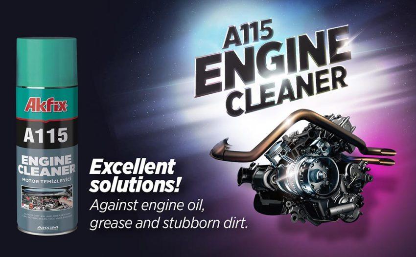 اسپری پاک کننده موتور آکفیکس A115 Engine Cleaner Spray
