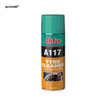 اسپری براق کننده لاستیک خودرو آکفیکس A117 Tyre Cleaner & Polish Foam
