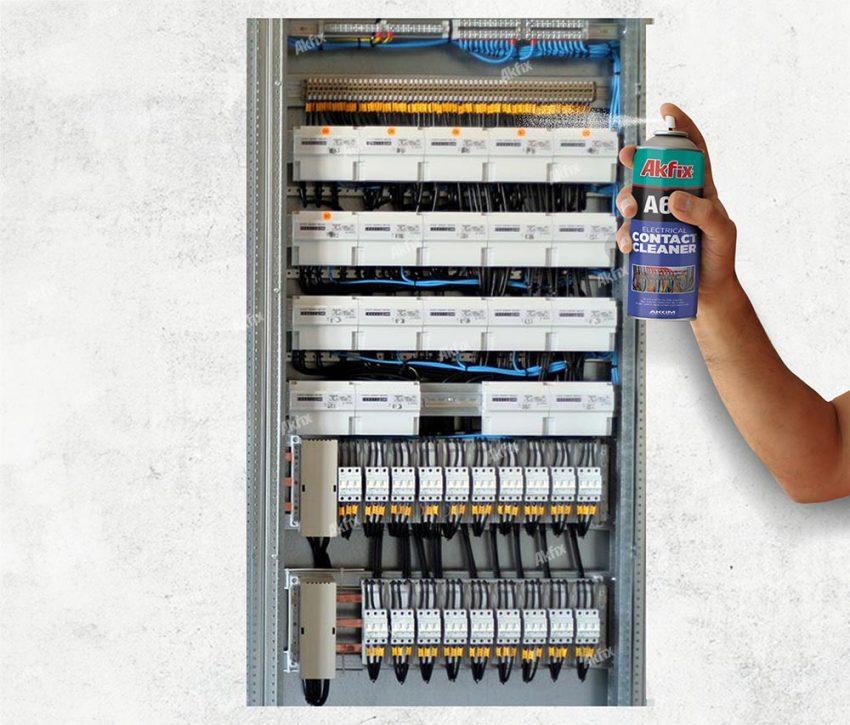 اسپری تمیز کننده تجهیزات الکتریکی آکفیکس Akfix A60 Electrical Contact Cleaner Spray