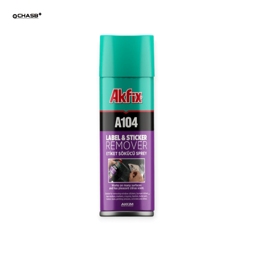 اسپری پاک کننده برچسب آکفیکس A104 Label & Sticker Remover