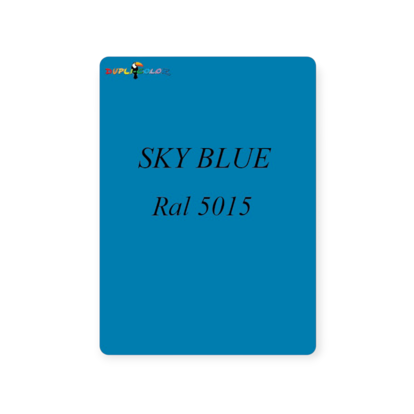 SKY-BLUE (1) اسپری رنگ دوپلی کالر آبی آسمانی SKY BLUE کد 5015